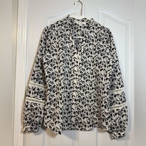 Haver & Blair Women's Small Floral
Peasant Blouse